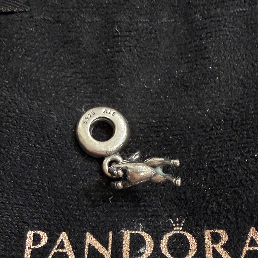 Pandora Silver Reindeer Pendant - Picture 2 of 2